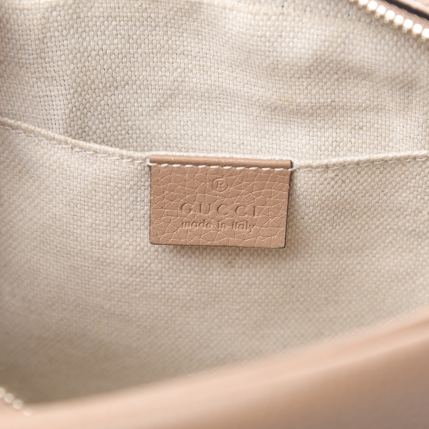Gucci Pebbled Calfskin Small Soho Disco Bag Camelia 6 of 13
