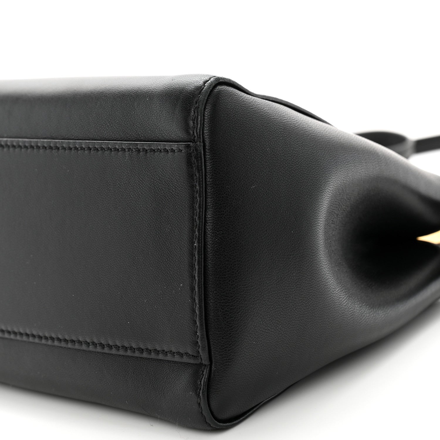 Fendi Nappa Mini Peekaboo Iconic Satchel Black 10 of 11
