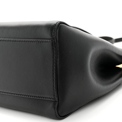 Fendi Nappa Mini Peekaboo Iconic Satchel Black 10 of 11