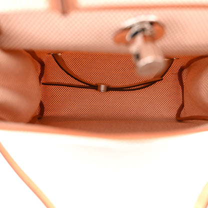 Hermes Vache Hunter Criss Viking Herbag a Dos Retourne Backpack Ecru Beige Naturel 6 of 12