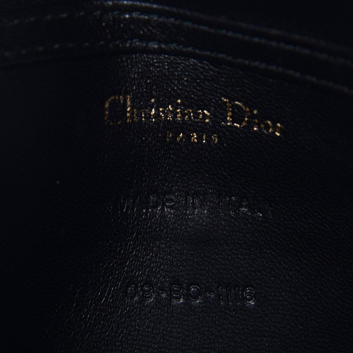 Christian Dior Lambskin Baby Diorama Flap Bag Black 7 of 8