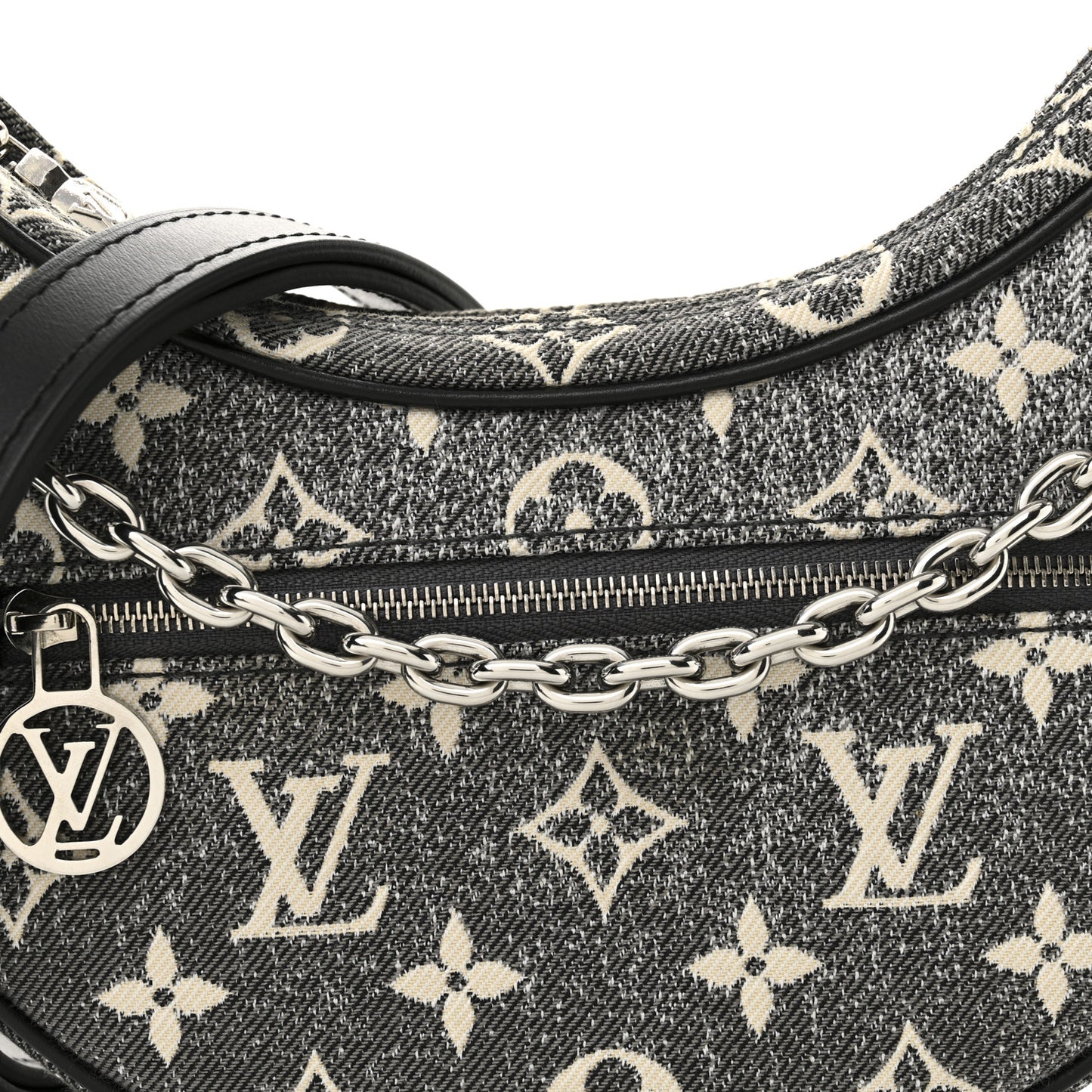 Monogram Jacquard Denim Loop Black