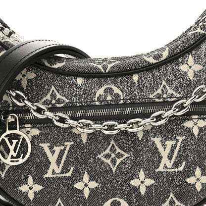 Louis Vuitton Monogram Jacquard Denim Loop Black 7 of 10