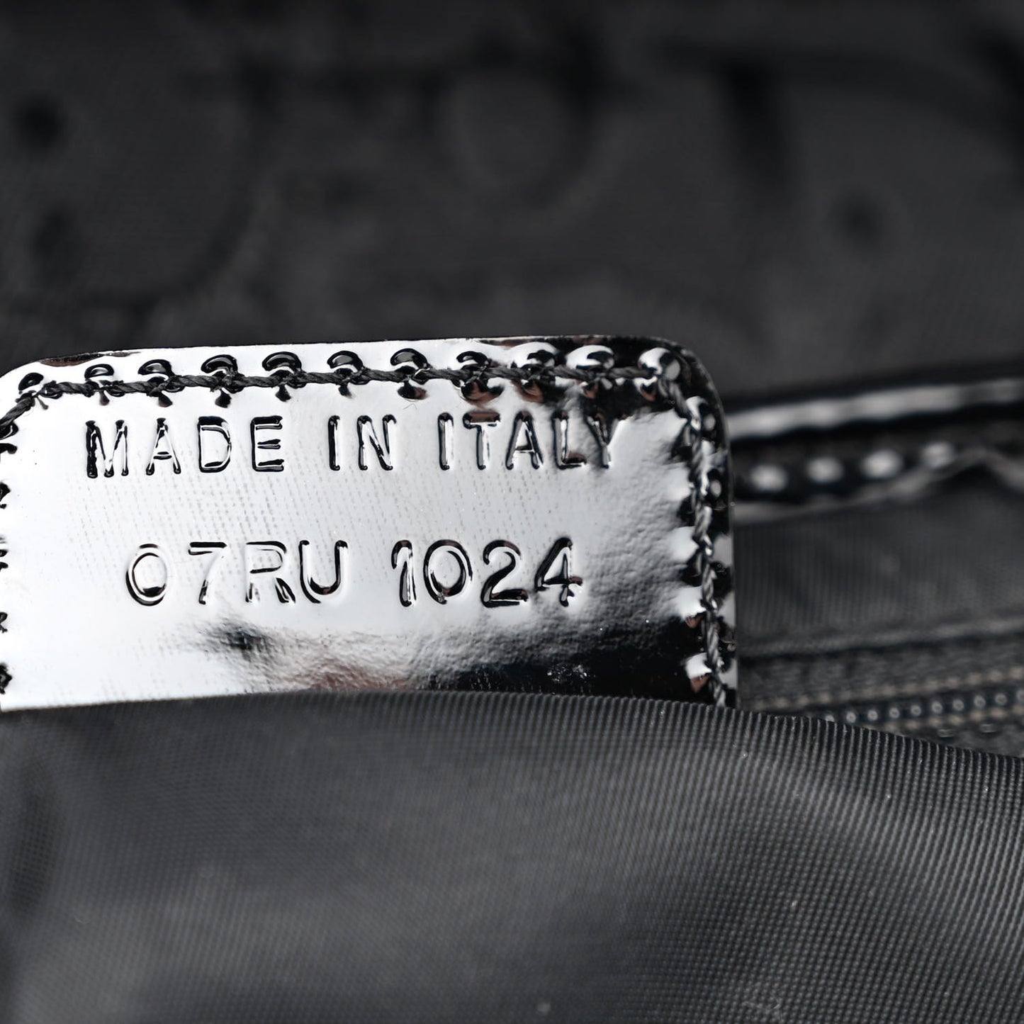 Monogram Saddle Bag Black