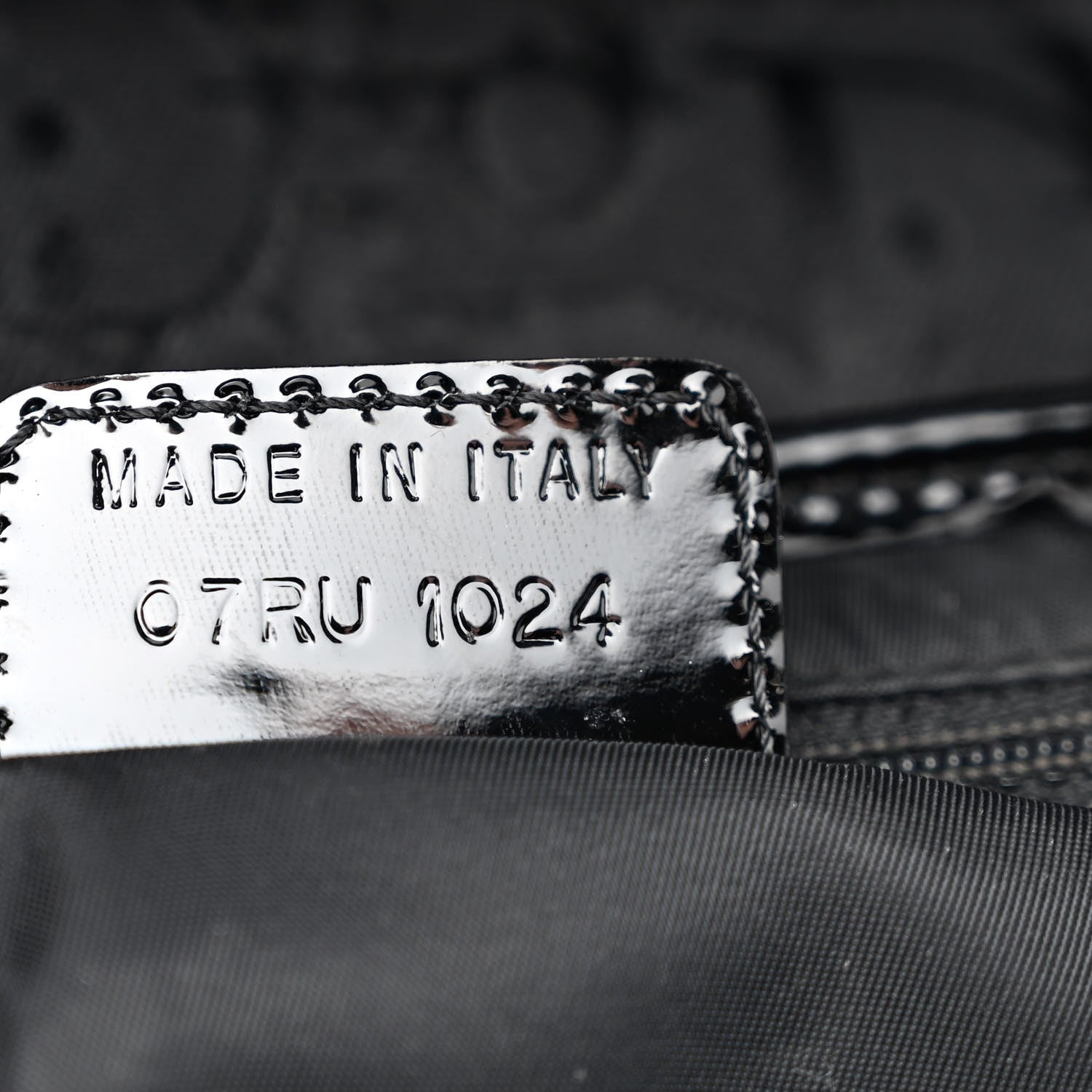 Christian Dior Monogram Saddle Bag Black 7 of 11
