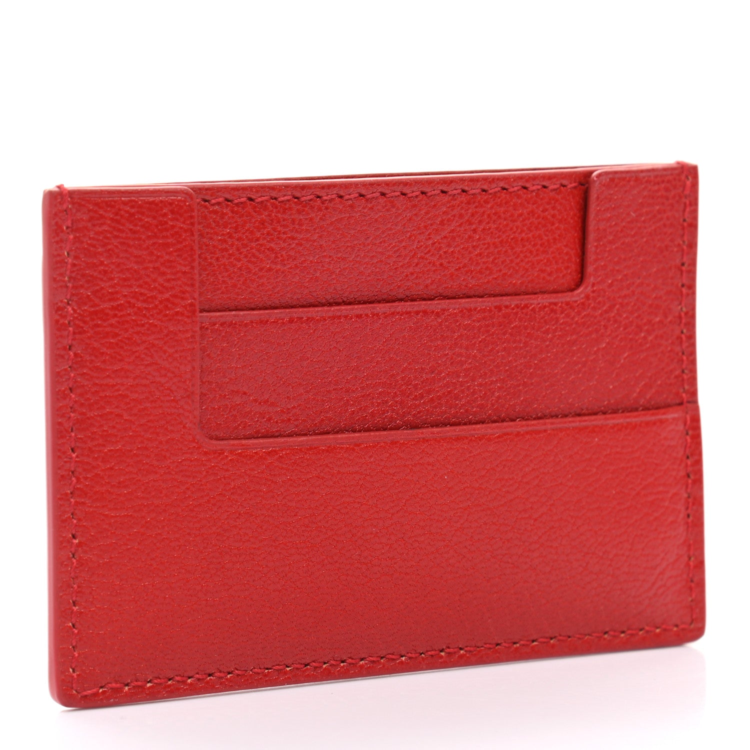 Tom Ford Grained Calfskin Card Holder Red 3 of 6