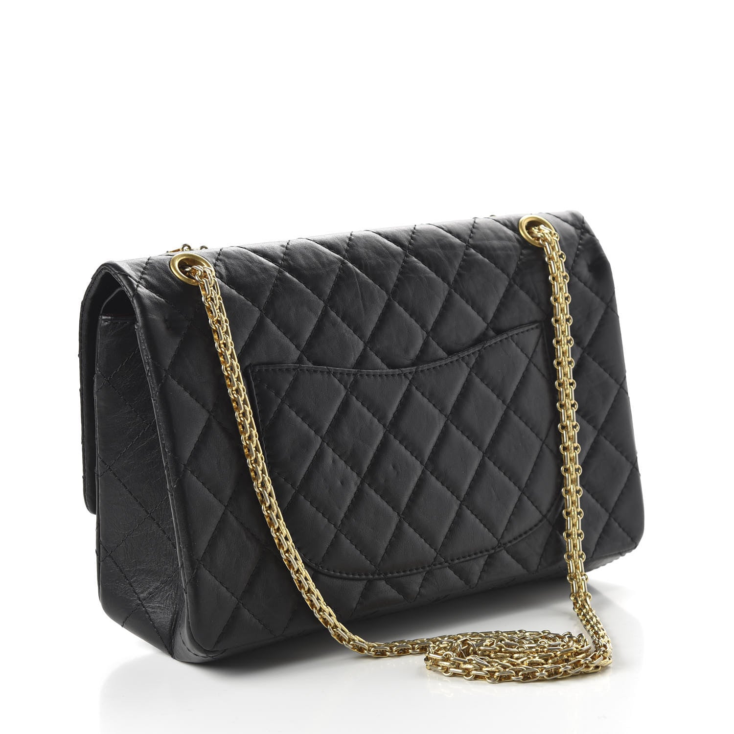 Chanel Aged Calfskin Quilted 2.55 Reissue 226 Flap Black 3 of 12