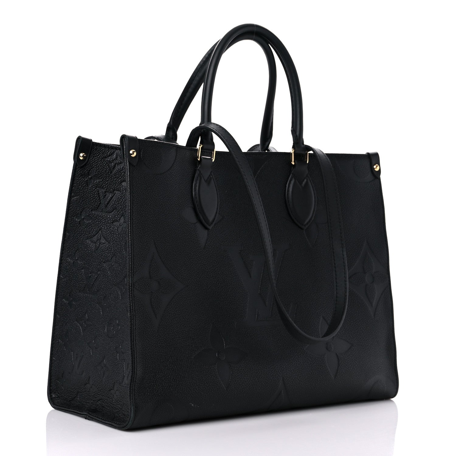 Louis Vuitton Empreinte Monogram Giant Onthego MM Black 3 of 14