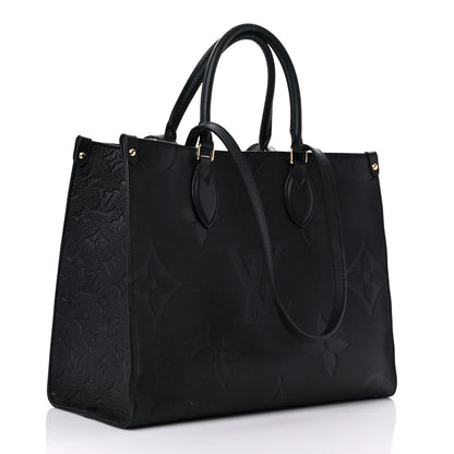 Louis Vuitton Empreinte Monogram Giant Onthego MM Black 3 of 14