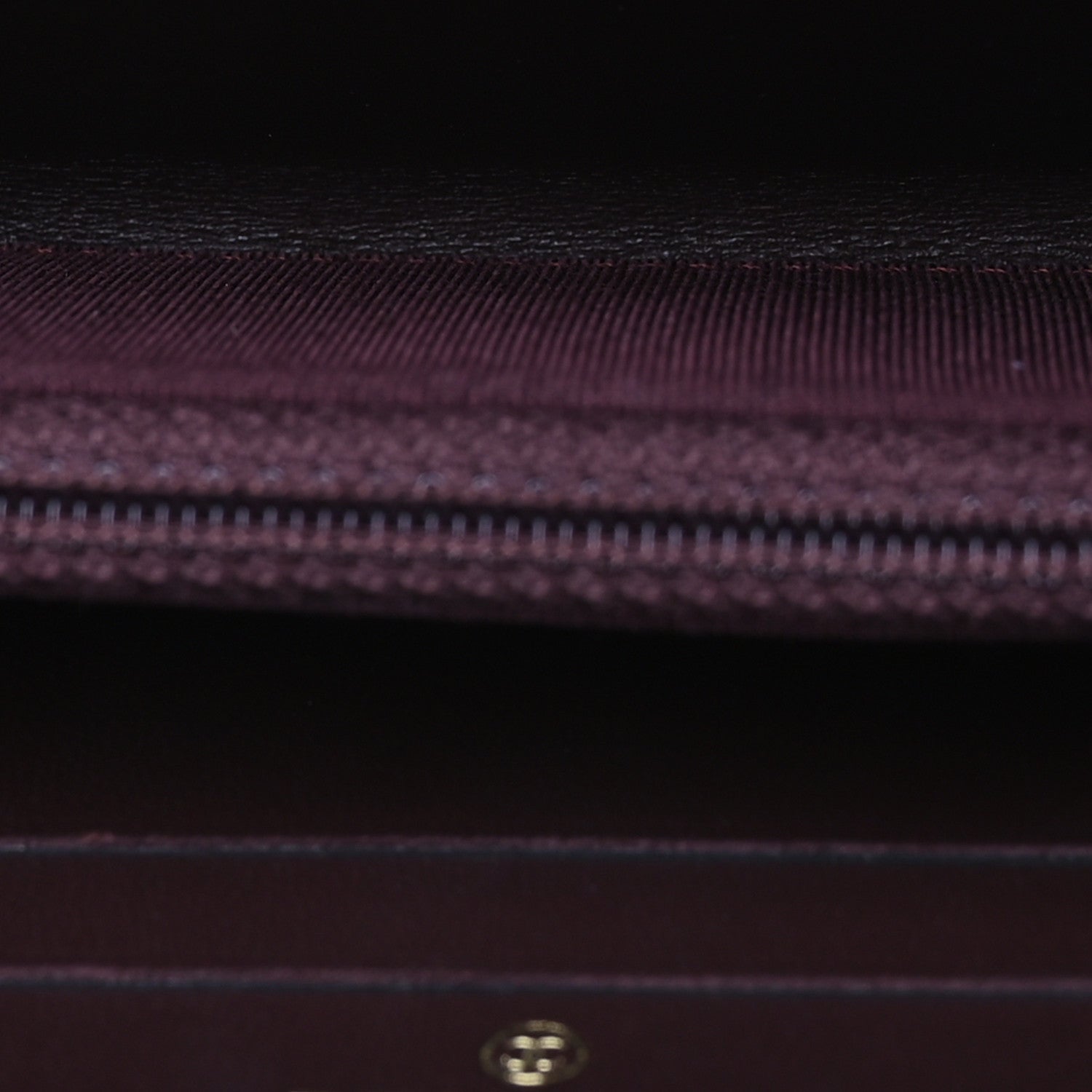 Chanel Lambskin Quilted Medium Zip Around Wallet Black 5 of 9