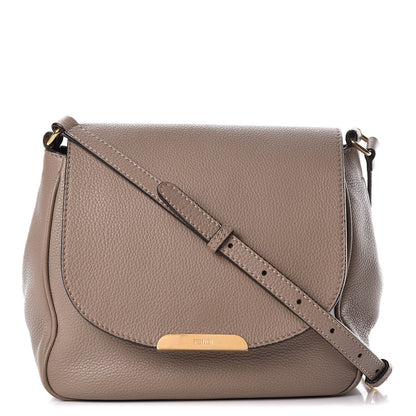 Fendi Vitello Small Messenger Bag Tortora 1 of 14