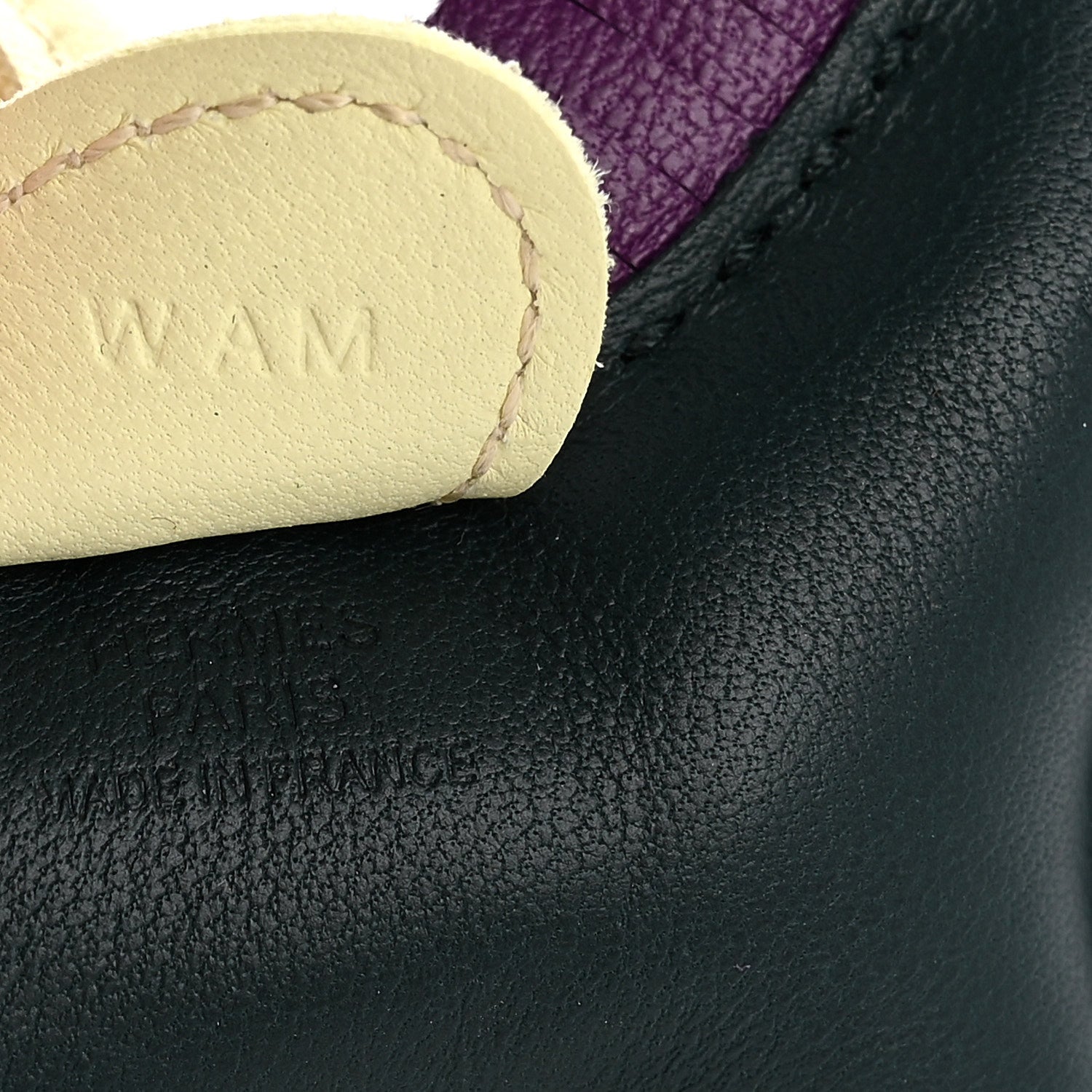 Hermes Milo Lambskin Grigri Rodeo Horse Bag Charm PM Vert Cypress Violet Jaune Milton 3 of 3