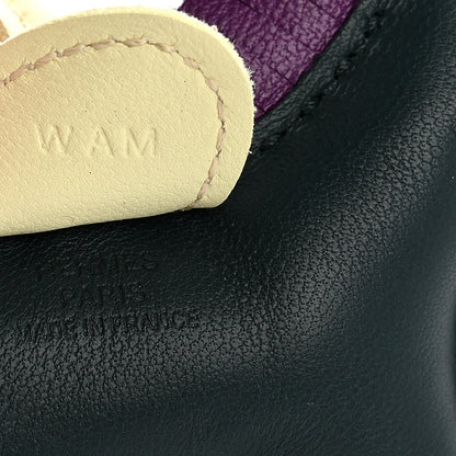 Hermes Milo Lambskin Grigri Rodeo Horse Bag Charm PM Vert Cypress Violet Jaune Milton 3 of 3