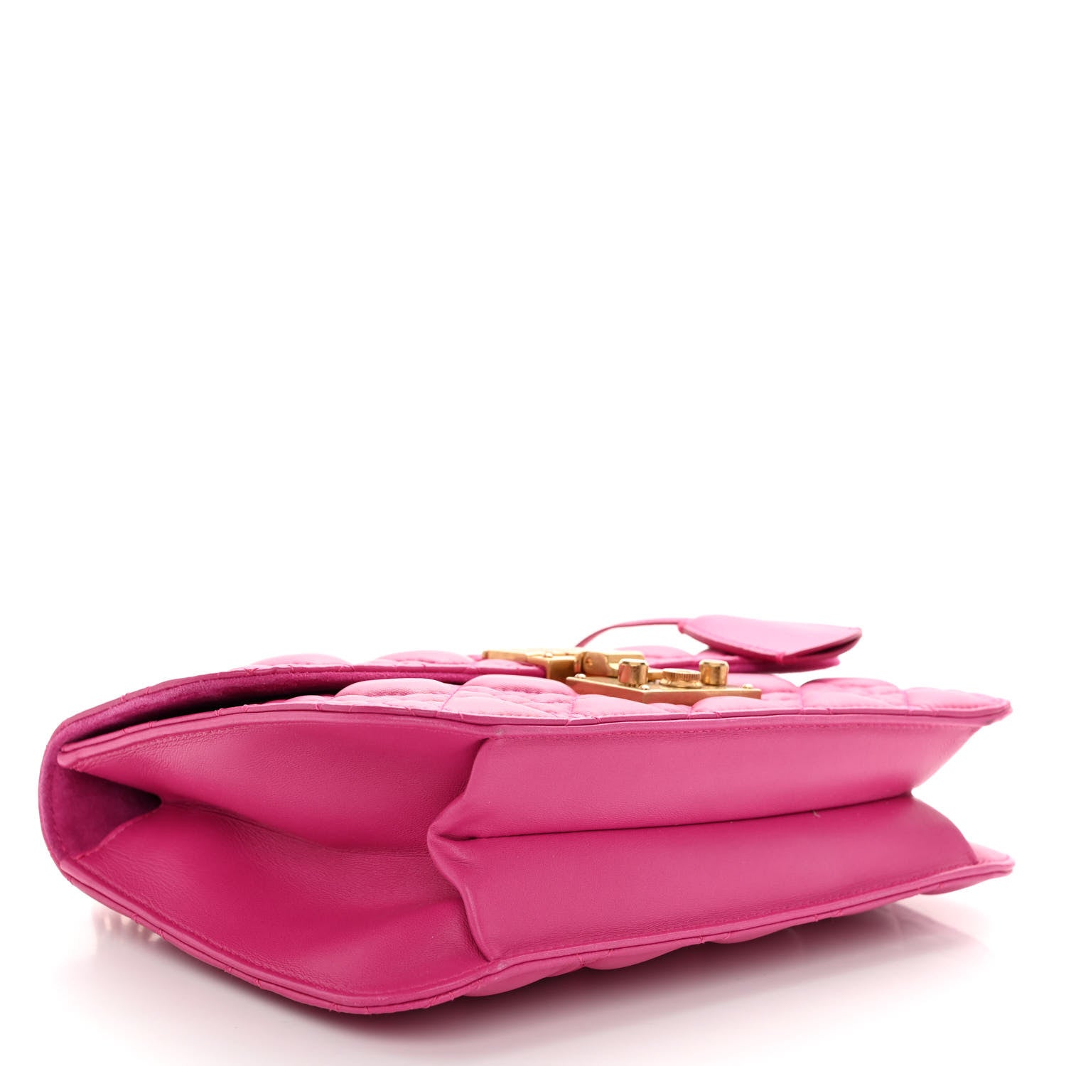 Christian Dior Lambskin Cannage Large Dioraddict Flap Fuchsia 4 of 10