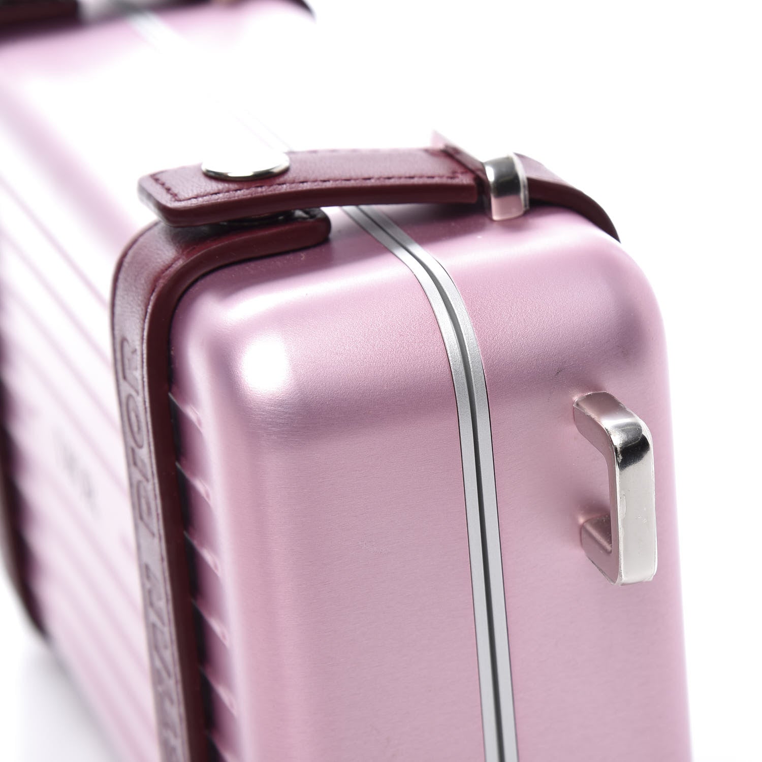 Christian Dior X RIMOWA Aluminum Personal Clutch On Strap Rose 10 of 13