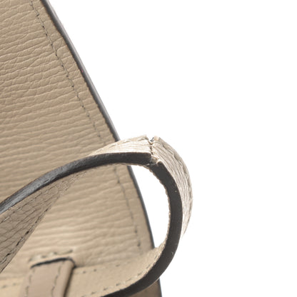 Burberry Grainy Calfskin Broguing Tassel Fringe Small Macken Crossbody Bag Beige 12 of 15