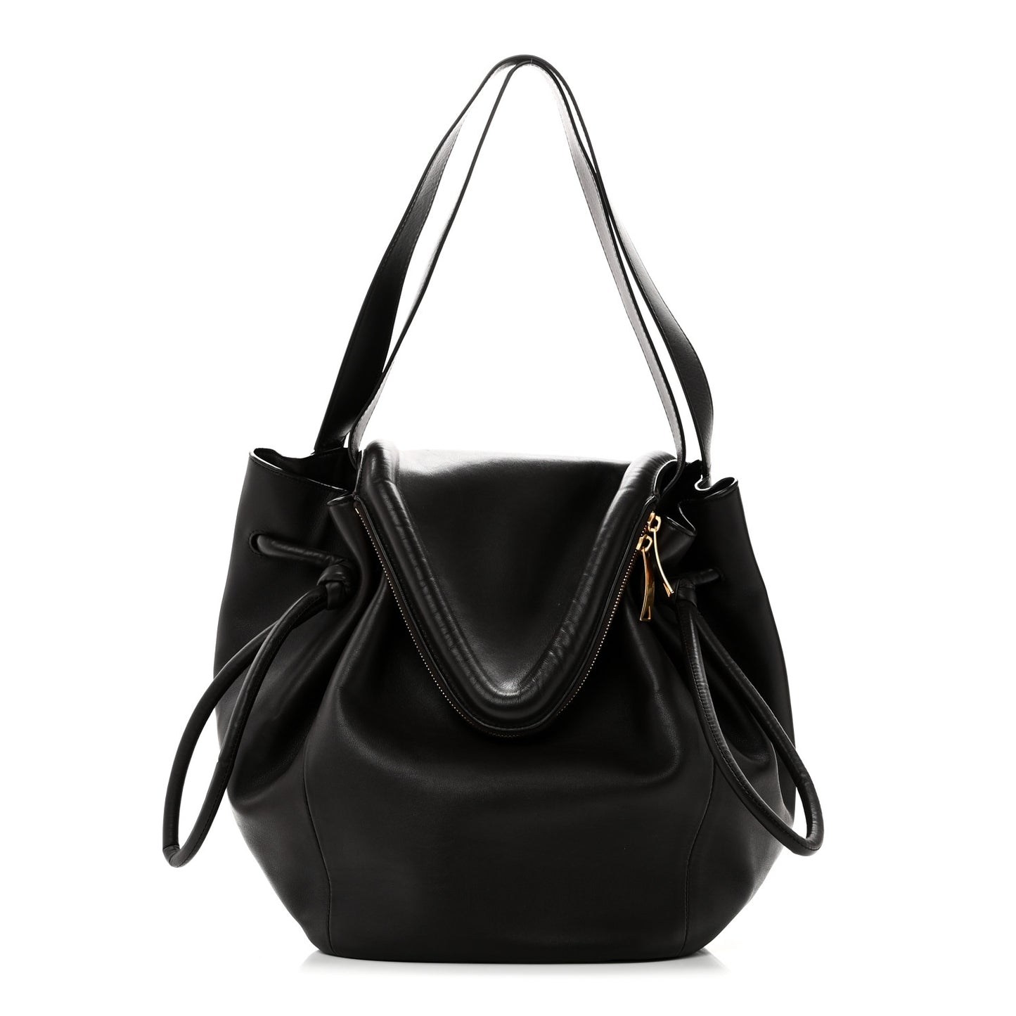Calfskin Large Beak Tote Fondant