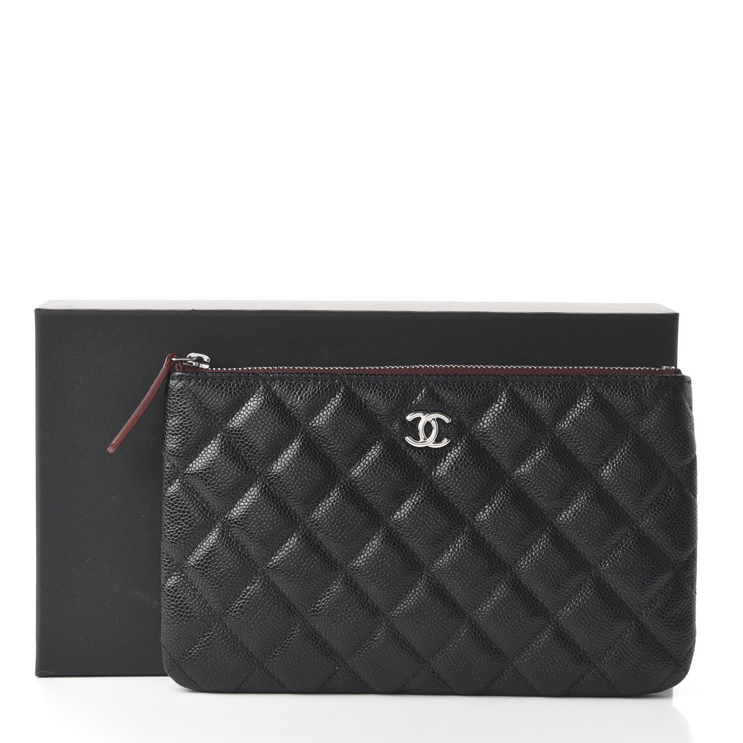 Chanel Caviar Quilted Small Pouch Black 11 of 11