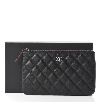 Chanel Caviar Quilted Small Pouch Black 11 of 11
