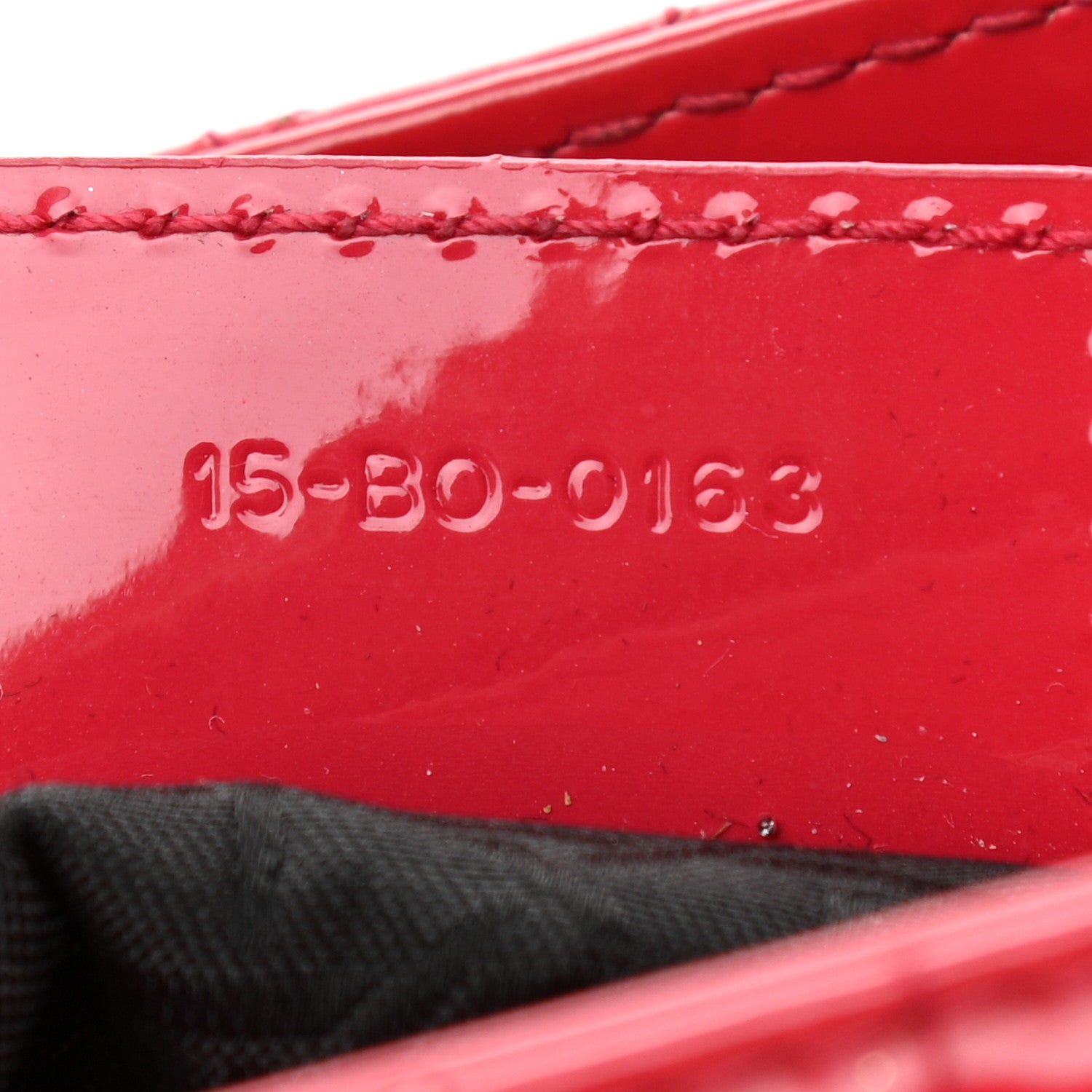 Christian Dior Patent Cannage Medium Lady Dior Red 6 of 9