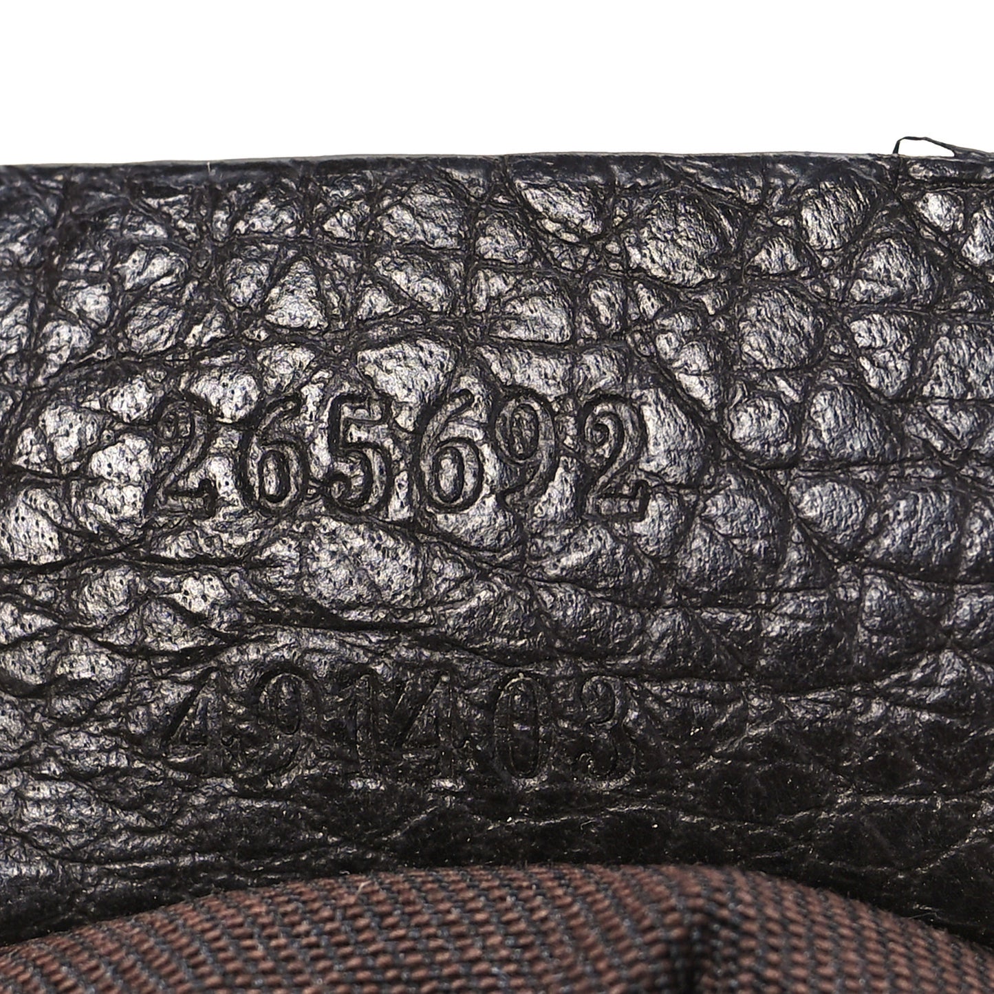 Crystal Monogram D Ring Gold Hobo Brown