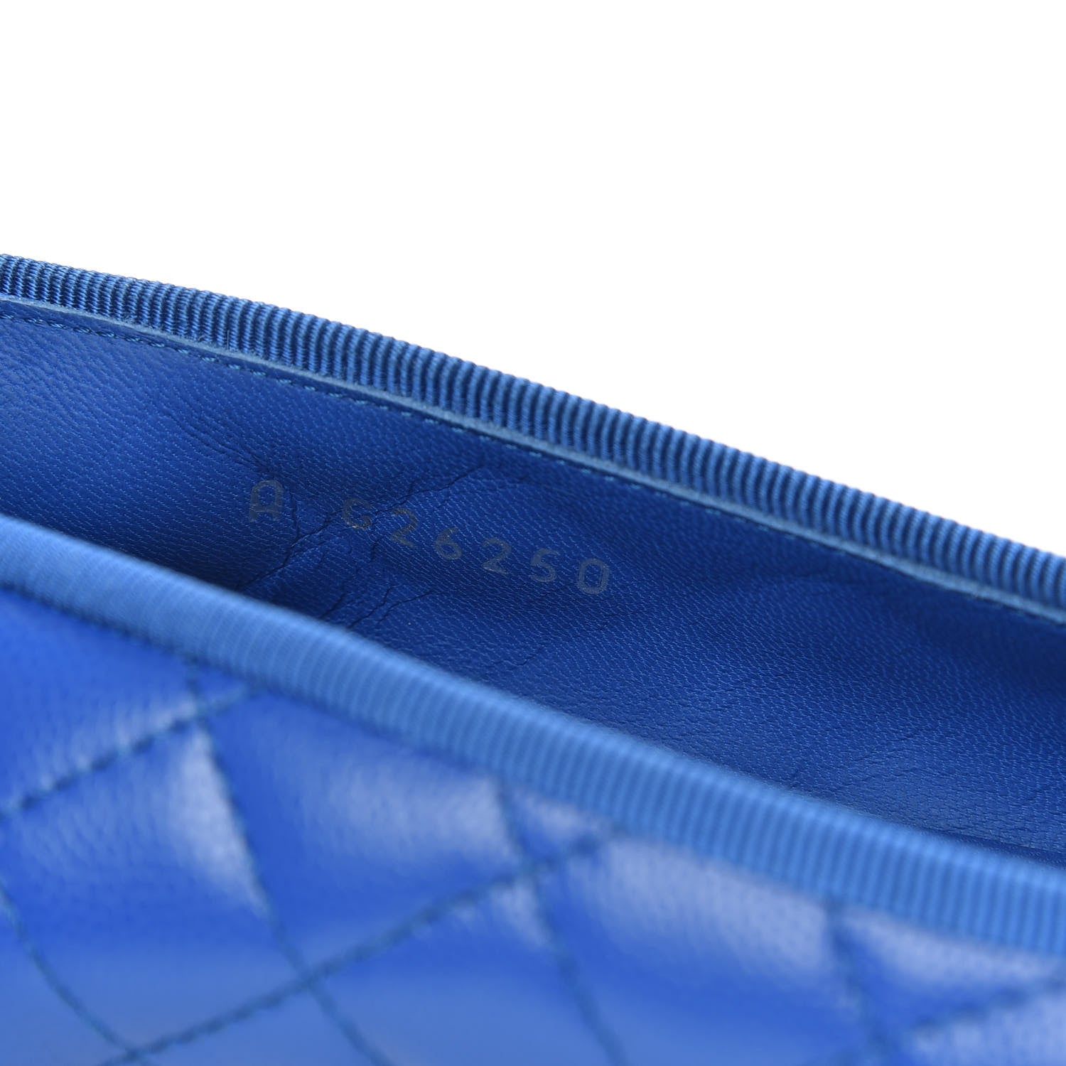 Chanel Caviar Quilted CC Cap Toe Ballerina Flats 36.5 Bright Blue 7 of 9