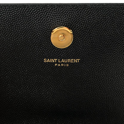 Saint Laurent Grain De Poudre Small Monogram Kate Satchel Black 7 of 10