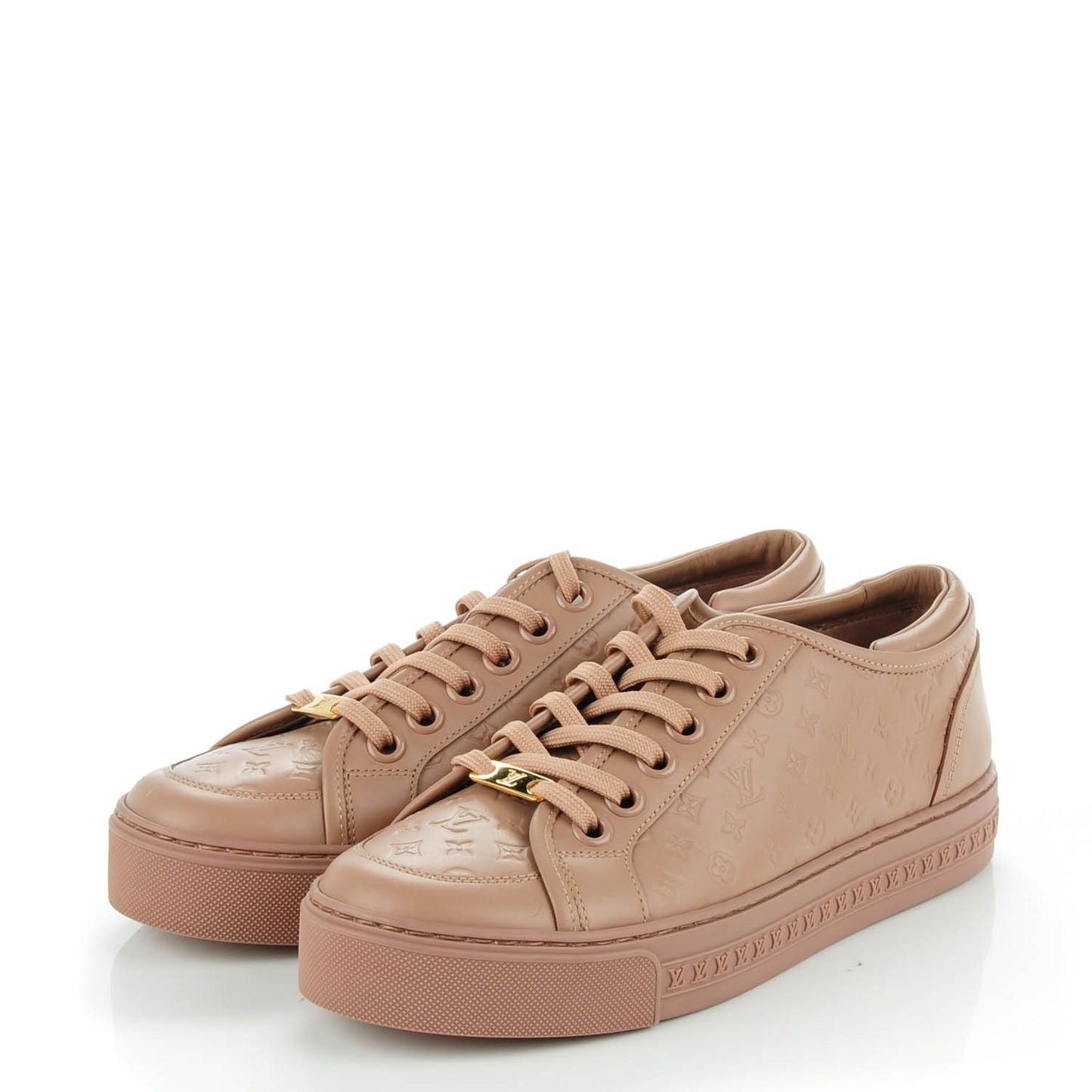 Calfskin Embossed Monogram Jazzy Sneakers 38