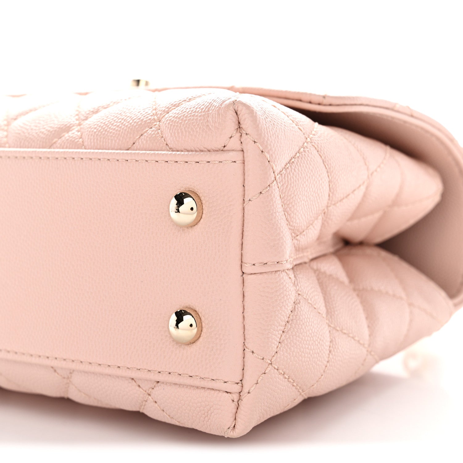 Chanel Caviar Quilted Mini Coco Handle Flap Pink 11 of 11