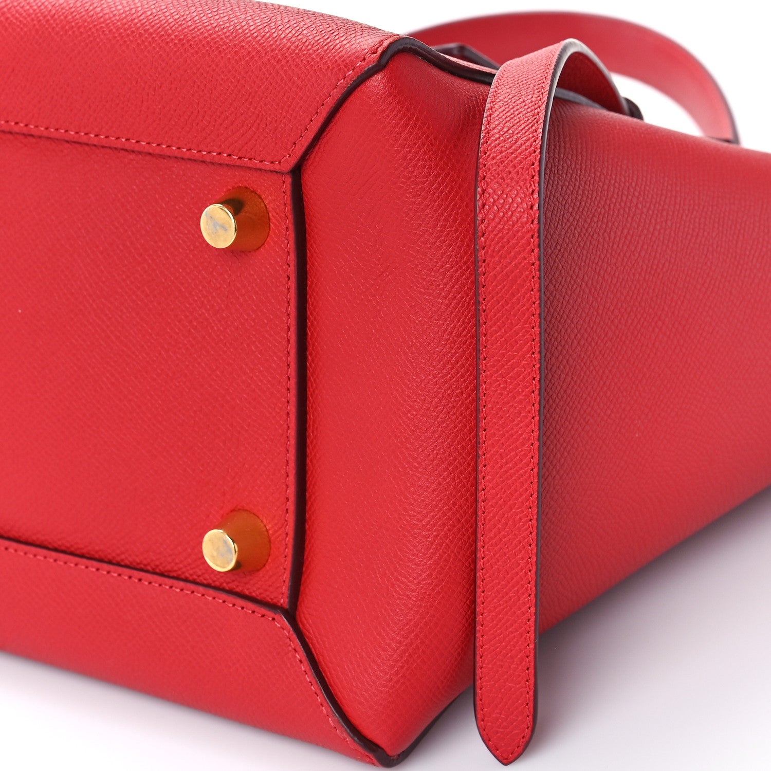 Celine Grained Calfskin Mini Belt Bag Coquelicot 8 of 9