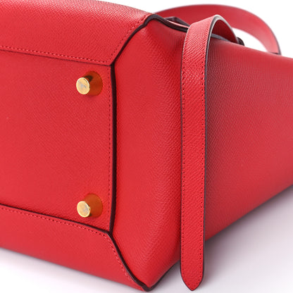 Celine Grained Calfskin Mini Belt Bag Coquelicot 8 of 9