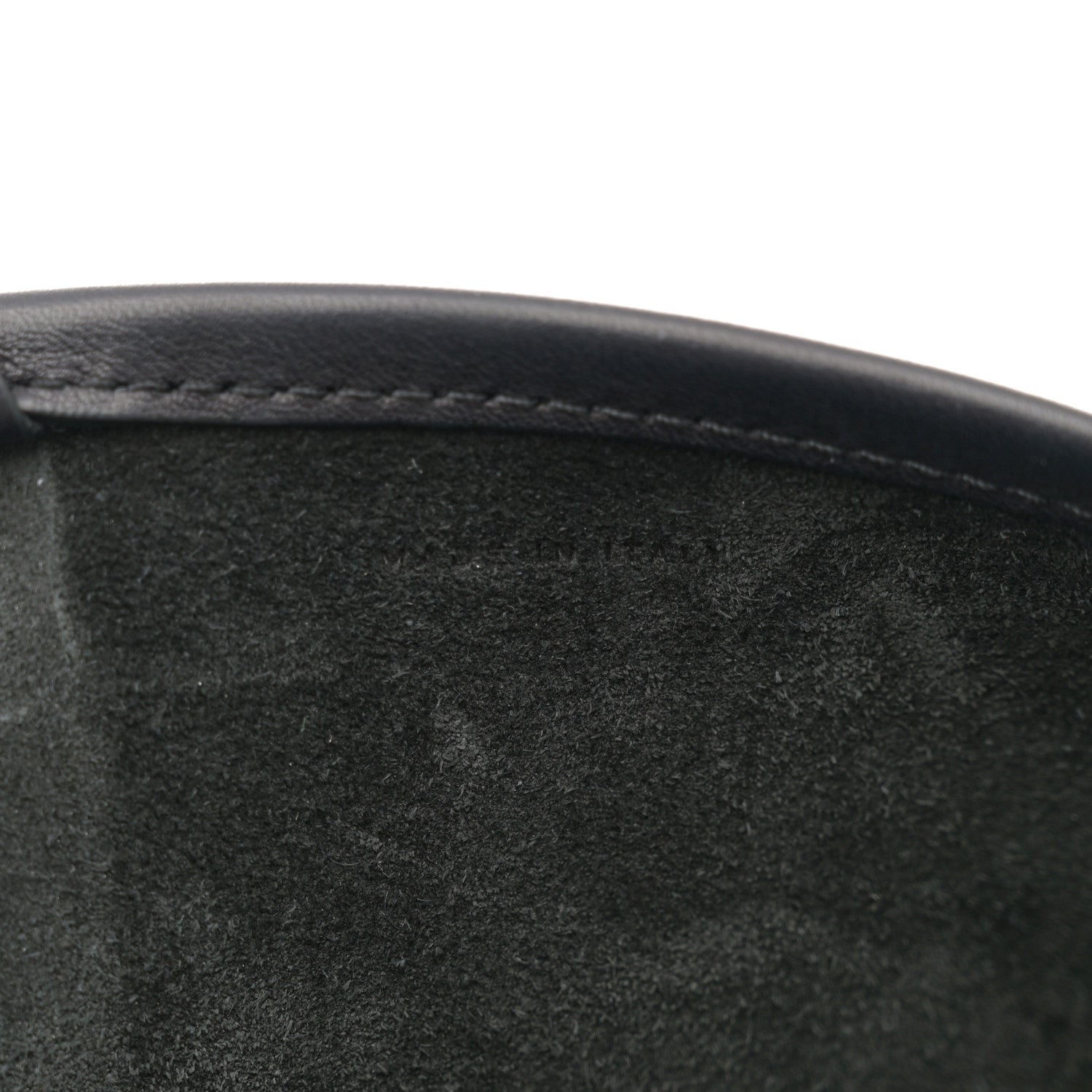 The Row Polished Saddle Calfskin Medium N/S Park Tote Black 7 of 12