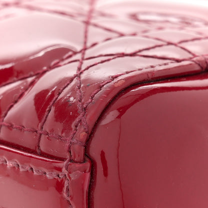 Christian Dior Patent Cannage Medium Lady Dior Red 13 of 13