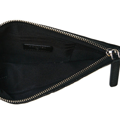 Chanel Caviar Camellia Embossed Cosmetic Pouch Black 5 of 7