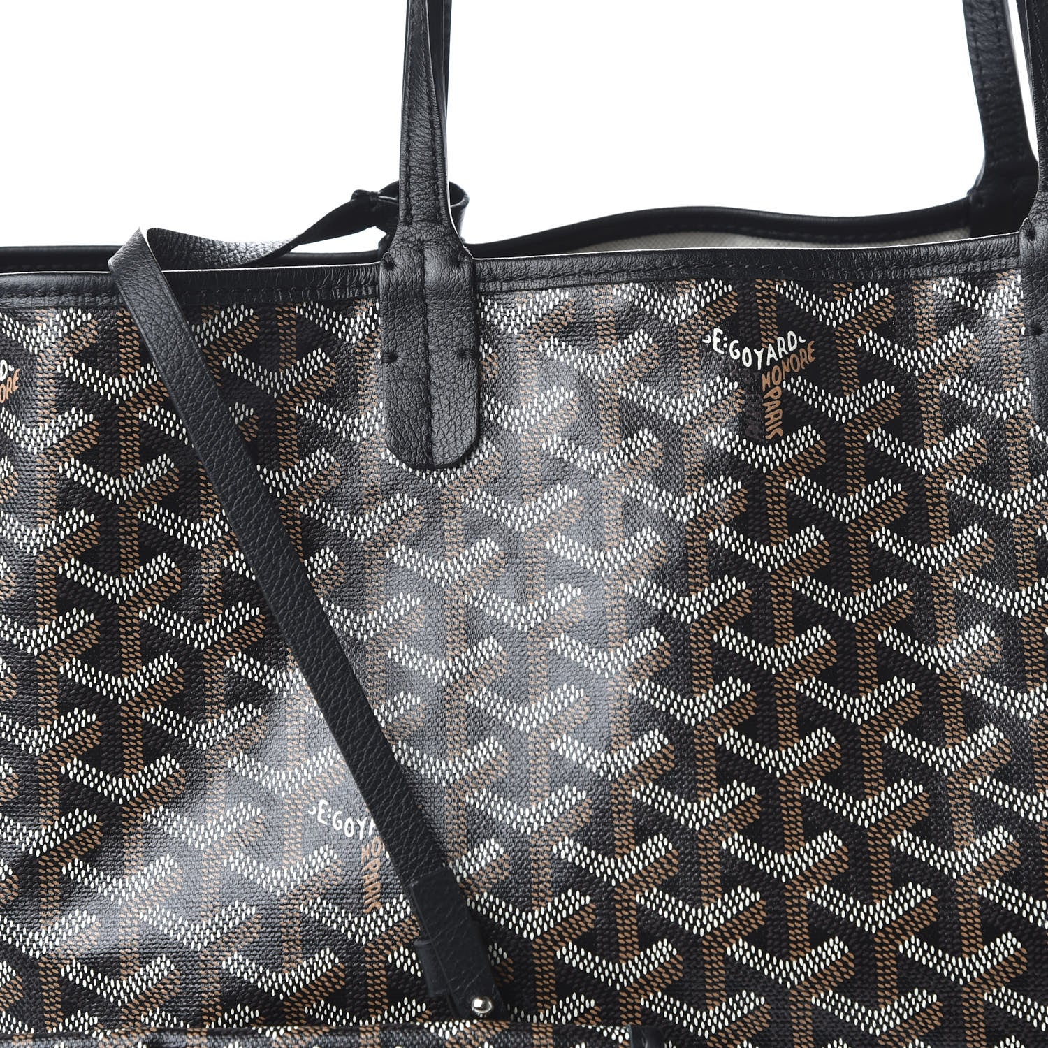 Goyard Goyardine Saint Louis PM Black 8 of 9