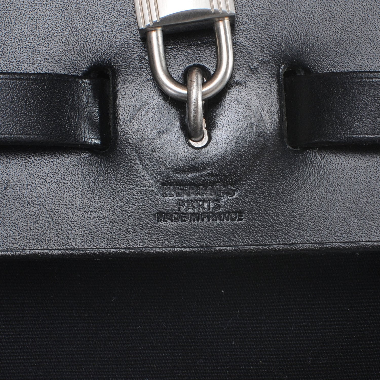 Hermes Toile Herbag Black 7 of 9