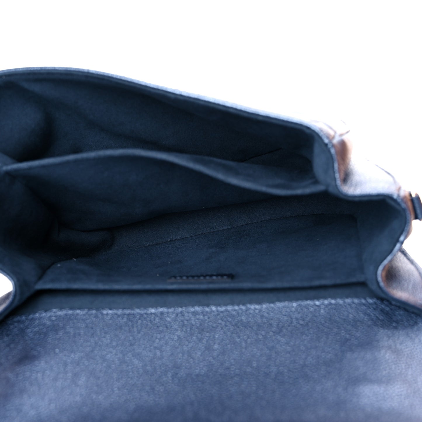 Metallic Empreinte Monogram Giant Pochette Metis Navy Nacre