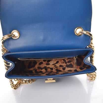 Dolce & Gabbana Calfskin Media Wifi Shoulder Bag Blue 6 of 9