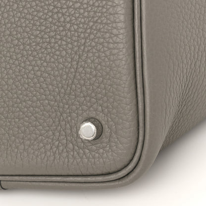 Hermes Taurillon Clemence Picotin Lock 22 MM Etain 10 of 10