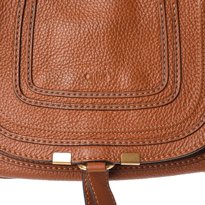 Chloe Calfskin Small Marcie Satchel Tan 10 of 10
