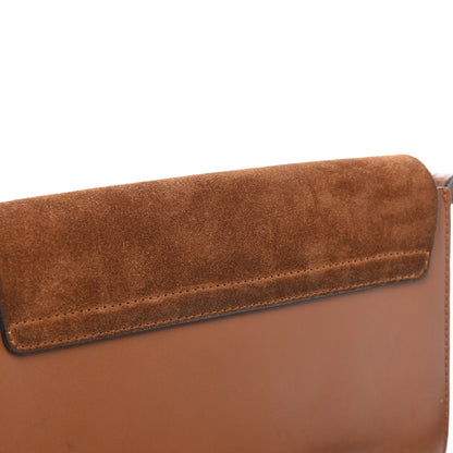 Chloe Suede Calfskin Small Faye Shoulder Bag Woody 9 of 10