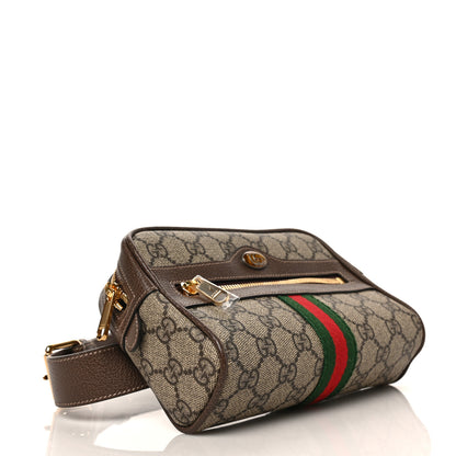 Gucci GG Supreme Monogram Web Small Ophidia Belt Bag 85 34 Dark Brown 4 of 9