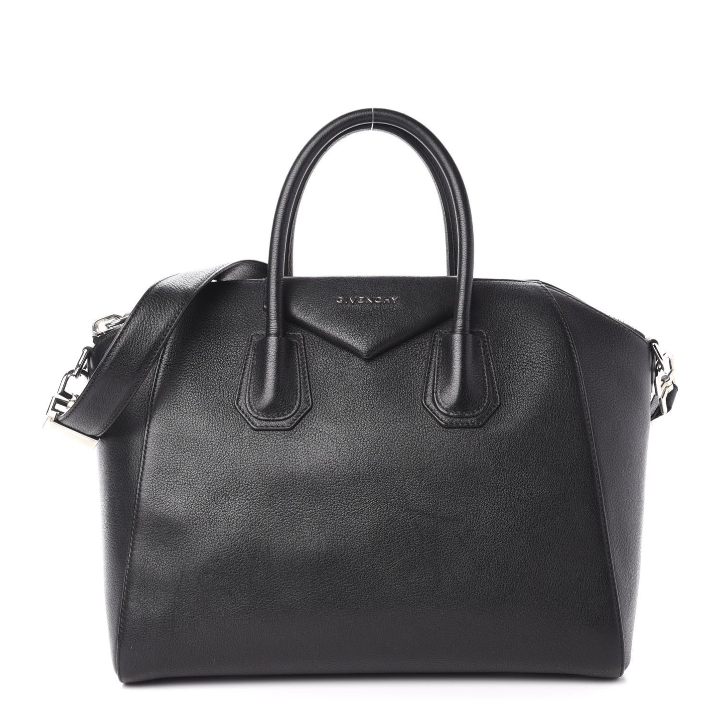 Sugar Goatskin Medium Antigona Black