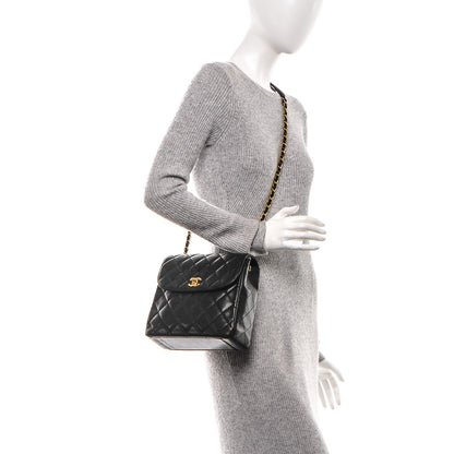 Chanel Caviar Quilted Medium Single Flap Black 2 of 10