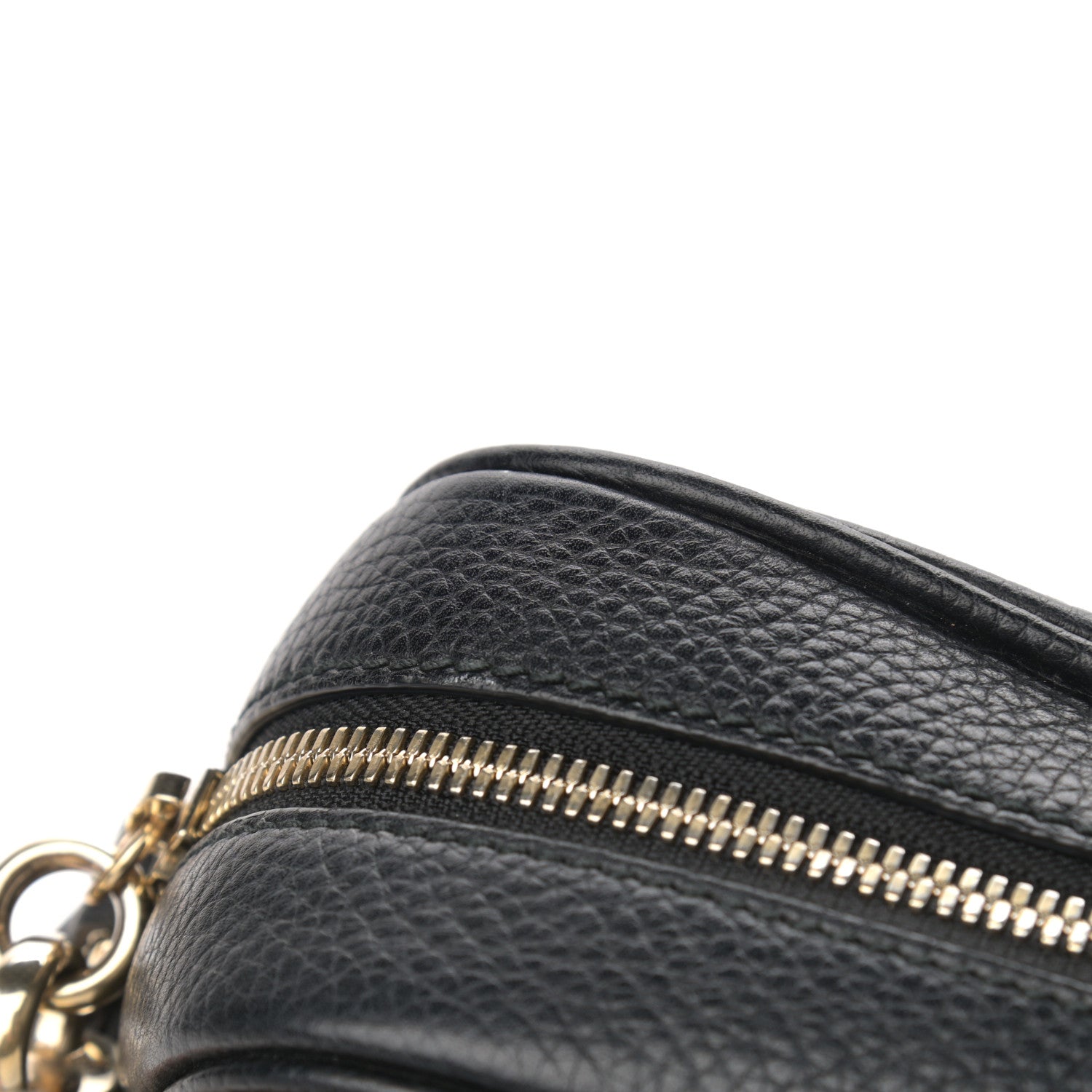 Gucci Pebbled Calfskin Small Soho Disco Bag Black 12 of 15