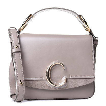 Chloe Calfskin Small C Double Carry Motty Grey 1 of 4