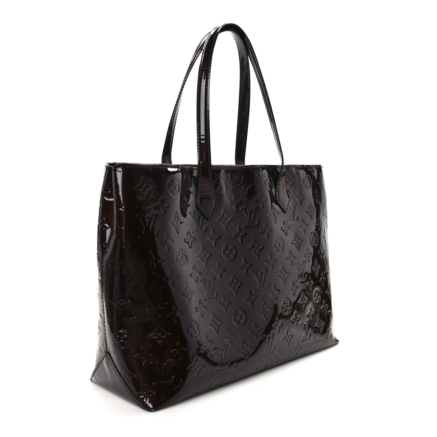 Louis Vuitton Vernis Wilshire MM Amarante 3 of 13