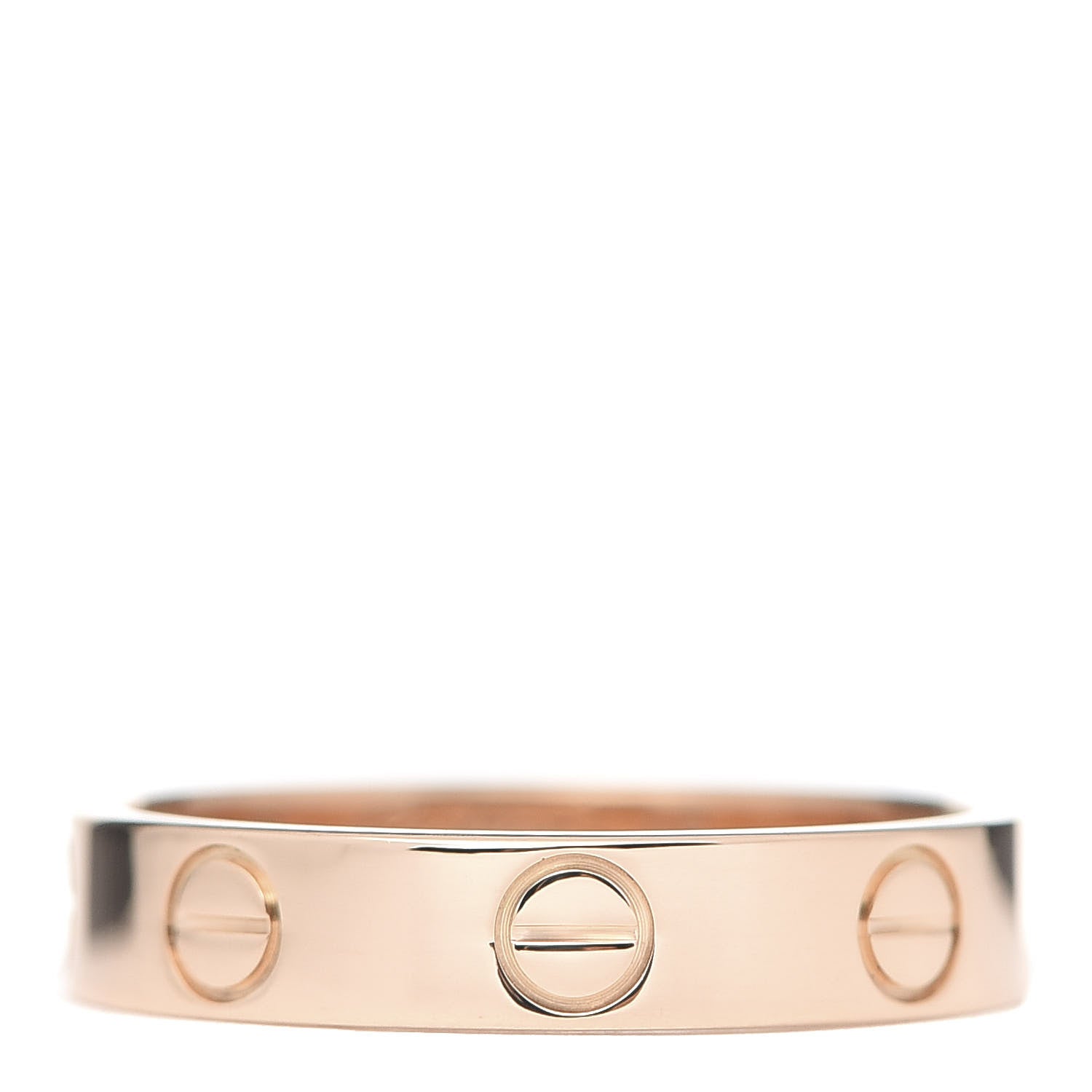 Cartier 18K Pink Gold 3.5mm LOVE Wedding Band Ring 49 4.75 1 of 4