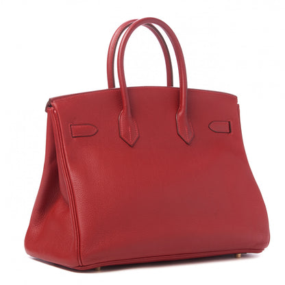 Hermes Togo Birkin 35 Rouge Vif 2 of 27