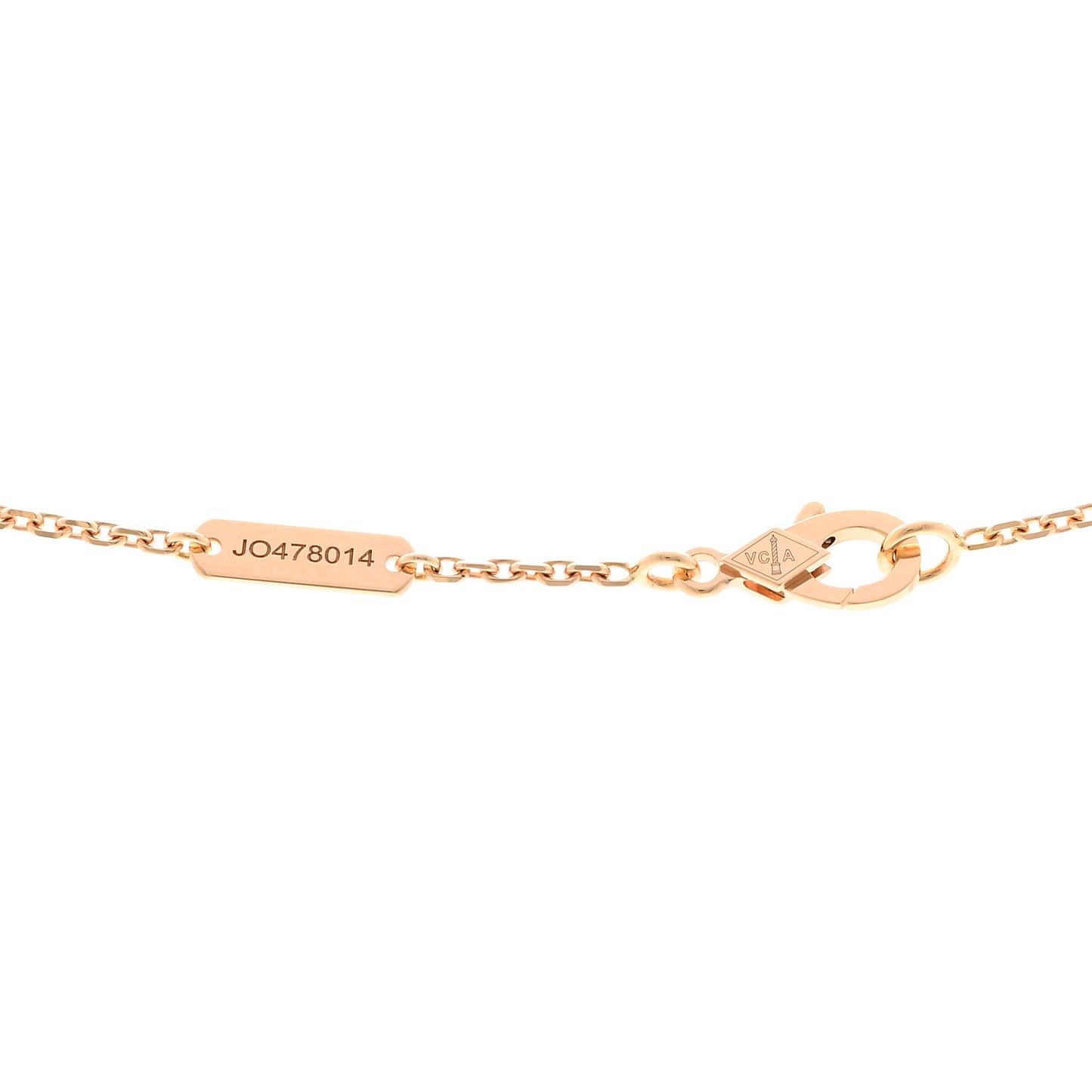 18K Yellow Gold Vintage Alhambra Pendant Necklace